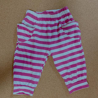 ベビー　パンツ　ズボン　ボーダー　ピンク　サイズ70〜80(パンツ)