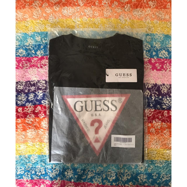 GUESS(ゲス)のSALE 10/11まで 新品 GUESS レディース ブラック サイズXS レディースのトップス(Tシャツ(半袖/袖なし))の商品写真