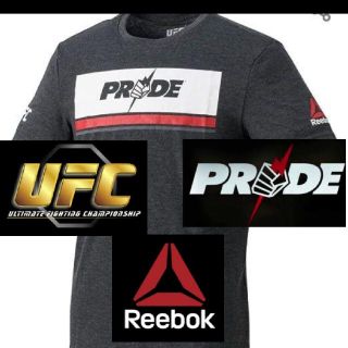 リーボック(Reebok)の【激レア/入手困難品】PRIDE×UFC×Reebok(Tシャツ/カットソー(半袖/袖なし))