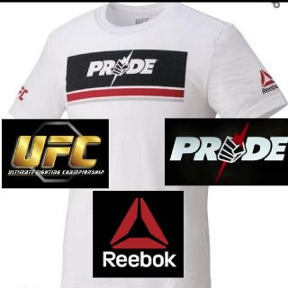 リーボック(Reebok)の【激レア/入手困難品】PRIDE×UFC×Reebok(Tシャツ/カットソー(半袖/袖なし))