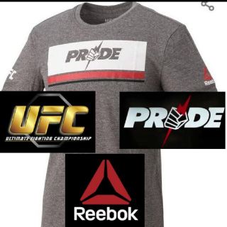 リーボック(Reebok)の【激レア/入手困難品】PRIDE×UFC×Reebok(Tシャツ/カットソー(半袖/袖なし))