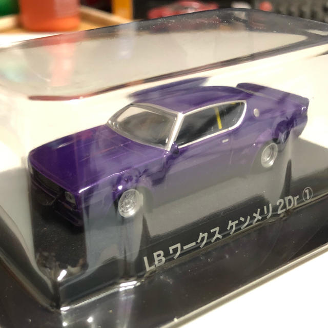 1/64 グラチャン 日産 スカイライン ケンメリ 2Dr パープルメタリック エンタメ/ホビーのおもちゃ/ぬいぐるみ(ミニカー)の商品写真