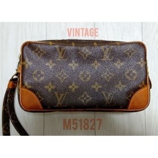 ルイヴィトン(LOUIS VUITTON)のM51827ルイヴィトン ヴィンテージ マルリードラゴンヌPMセカンドバッグ(セカンドバッグ/クラッチバッグ)