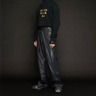 ジョンローレンスサリバン(JOHN LAWRENCE SULLIVAN)のサリバン　VEGAN LEATHER WIDE PANTS(その他)