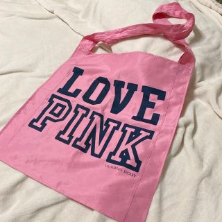 ヴィクトリアズシークレット(Victoria's Secret)のビクシー　トートバッグ　ナイロン  ピンク　インポート エコバッグ　ショルダー(トートバッグ)