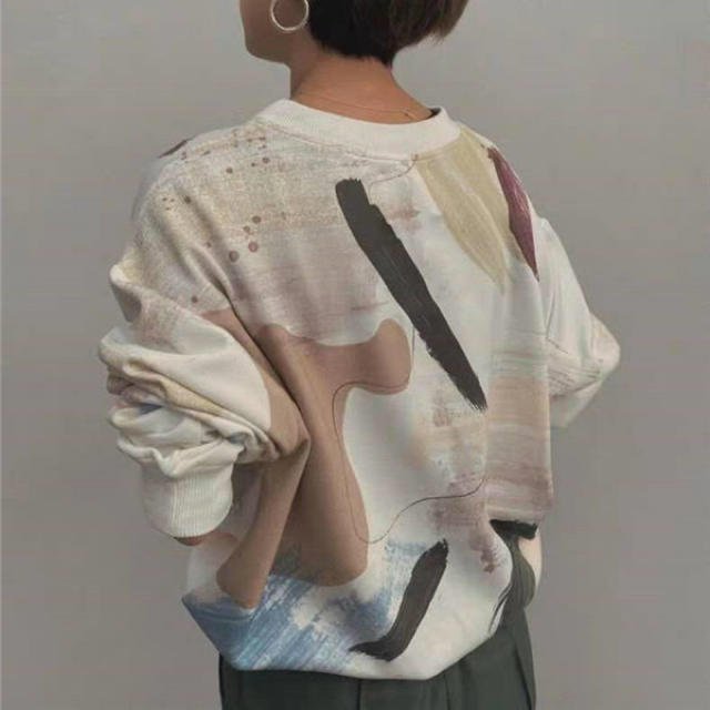 【美品】AMERI アメリ MARY PAINTING SWEAT  完売品