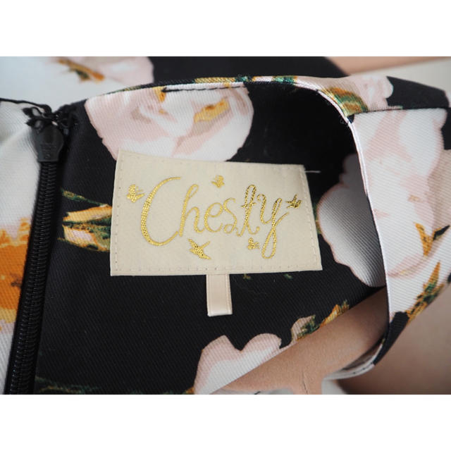 Chesty ワンピース 0の通販 by harry_221's shop｜チェスティならラクマ - Chesty チェスティ 椿 新品国産