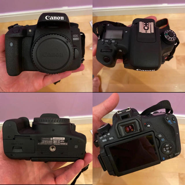 【送料込み】美品 Canon EOS 8000D(W) 本体+レンズセット