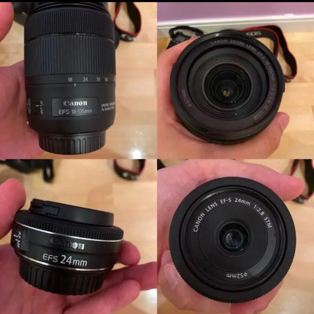 【送料込み】美品 Canon EOS 8000D(W) 本体+レンズセット