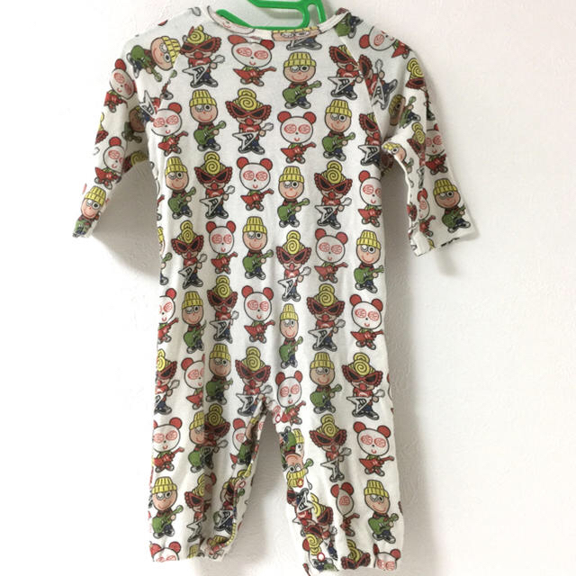 HYSTERIC MINI(ヒステリックミニ)のヒスミニ 2WAYオール キッズ/ベビー/マタニティのベビー服(~85cm)(カバーオール)の商品写真