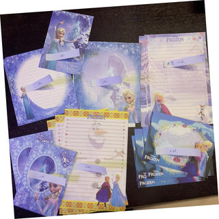 ディズニー(Disney)のアナ雪レターセット(カード/レター/ラッピング)
