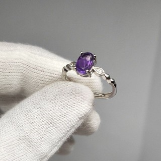 2月誕生石 指輪 紫水晶「愛の守護石」アメジスト リング(リング(指輪))