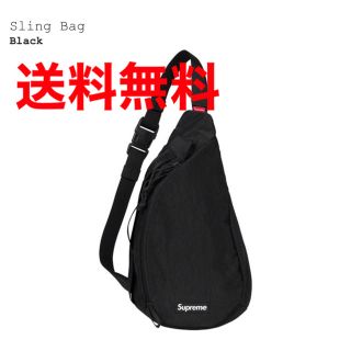 シュプリーム(Supreme)の【送料無料】Supreme Sling Bag Black(ショルダーバッグ)