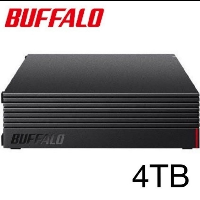 Buffalo(バッファロー)の新品未使用　BUFFALO 外付けハードディスク 4TB スマホ/家電/カメラのテレビ/映像機器(その他)の商品写真