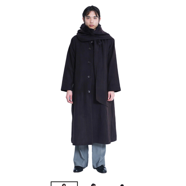 sullen購入 LEATHER PIPING COAT - チェスターコート