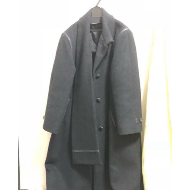 sullen購入 LEATHER PIPING COAT