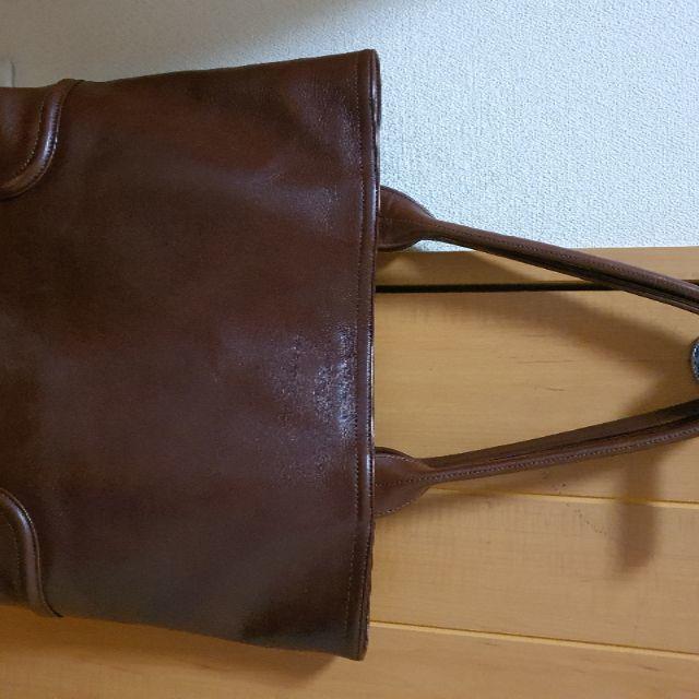 FIVE WOODS プラトウ A4 レザー トート バーガンディ メンズのバッグ(トートバッグ)の商品写真