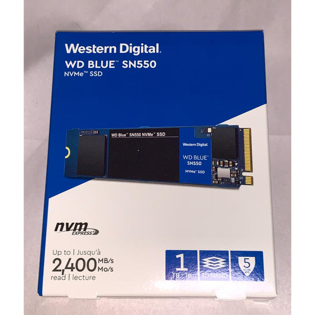 WD SN550 NVMe M.2 SSD 1TB WDS100T2B0C