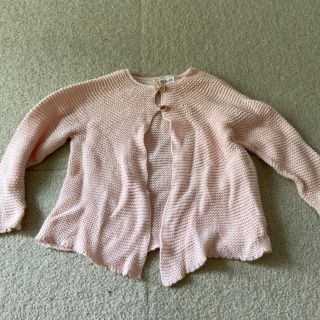 ザラ(ZARA)のカーディガン　ZARA  baby キッズ　86 薄ピンク(カーディガン/ボレロ)