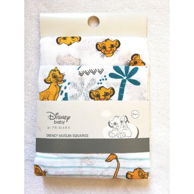 Disney(ディズニー)のお値下☆Disney Lion King Muslin 3P キッズ/ベビー/マタニティのこども用ファッション小物(おくるみ/ブランケット)の商品写真