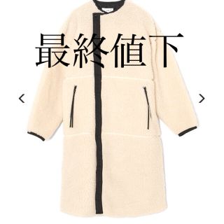 ハイク(HYKE)のHYKE FAUX SHEARLING COAT新品(毛皮/ファーコート)