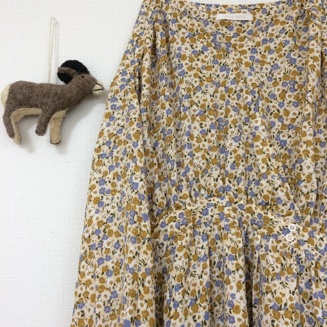 ehka sopo(エヘカソポ)のehka sopo◇sm2 /カシュクール風 ロング丈ワンピース◇秋服  レディースのワンピース(ロングワンピース/マキシワンピース)の商品写真