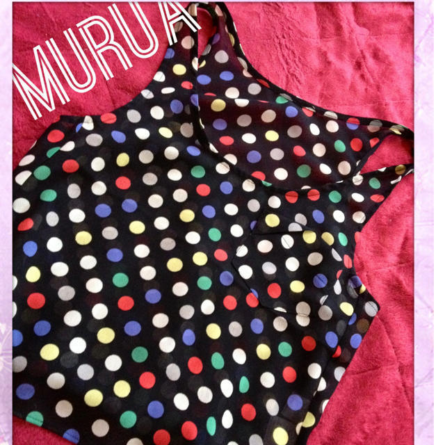 MURUA(ムルーア)のMURUA♡水玉トップス レディースのトップス(タンクトップ)の商品写真