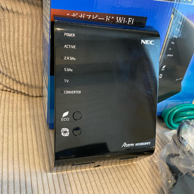 NEC(エヌイーシー)のWifi ルーター NEC Aterm WG1800HP2 スマホ/家電/カメラのPC/タブレット(PC周辺機器)の商品写真