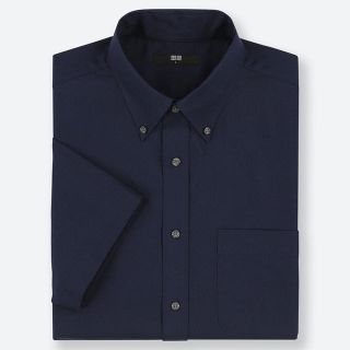 ユニクロ(UNIQLO)のユニクロ　ドライイージーケアオックスフォードシャツ（ボタンダウンカラー）(シャツ)