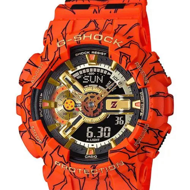 G-SHOCK ドラゴンボール ジーショック GA-110JDB-1A4JR メンズの時計(腕時計(デジタル))の商品写真