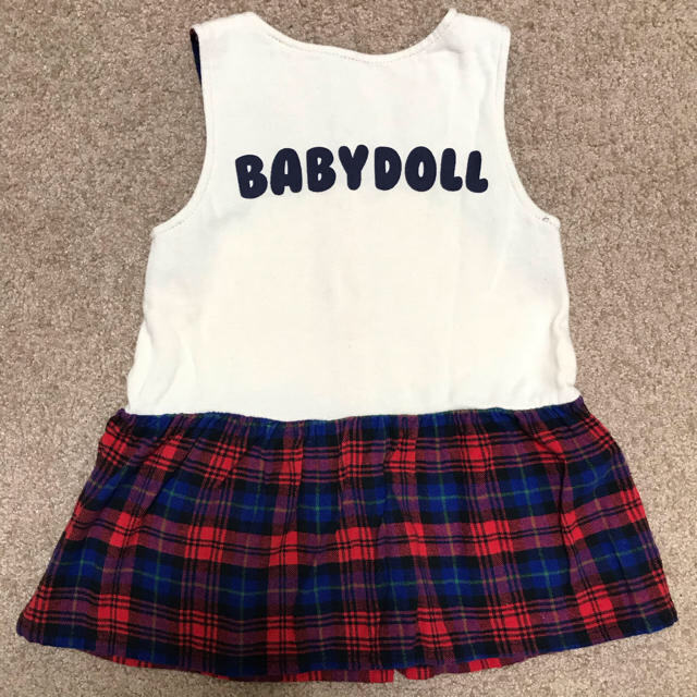 BABYDOLL(ベビードール)の値下！ベビードール 秋冬チュニック サイズ90 キッズ/ベビー/マタニティのキッズ服女の子用(90cm~)(ワンピース)の商品写真