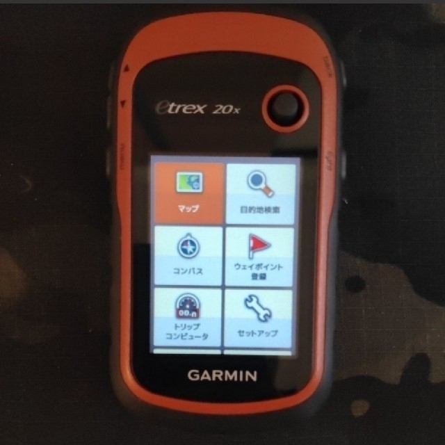 登山にガーミンGPS eTrex20X  日本語化