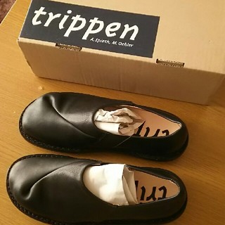 トリッペン(trippen)のtrippen   Etna  black  38(ローファー/革靴)