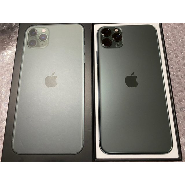 超安い品質 Apple - iPhone11Pro Max ミッドナイトグリーン64GBsim