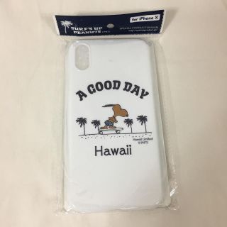 スヌーピー(SNOOPY)のiPhoneX 新品★ハワイ限定 ★日焼けスヌーピー アイフォンケース　マキさん(iPhoneケース)