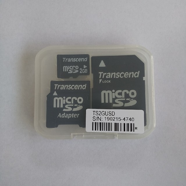 Transcend(トランセンド)のmicroSD2GB   Transcend  トランセンド マイクロSDカード スマホ/家電/カメラのスマートフォン/携帯電話(その他)の商品写真