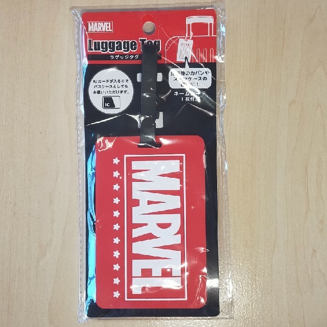 MARVEL(マーベル)の★再お値下げ★ MARVEL  ラゲッジタグ　ネームタグ　パスケース インテリア/住まい/日用品の日用品/生活雑貨/旅行(旅行用品)の商品写真