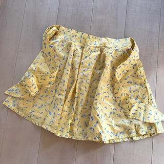 パラビオン(Par Avion)の黄色　スカート(ひざ丈スカート)