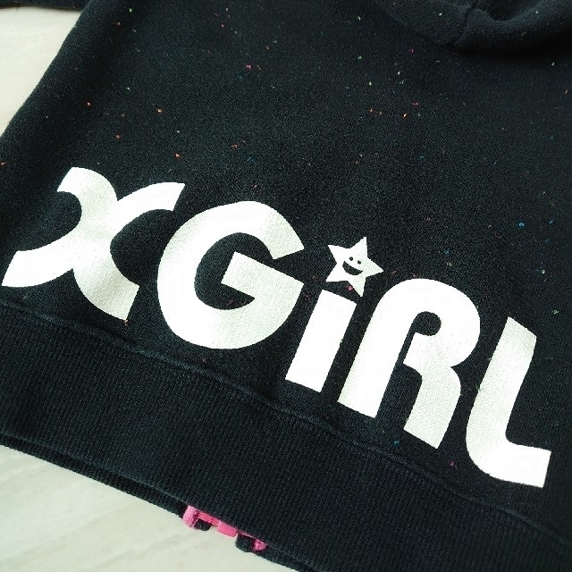 X-girl Stages(エックスガールステージス)のX-girl　stage パーカー キッズ/ベビー/マタニティのキッズ服女の子用(90cm~)(ジャケット/上着)の商品写真