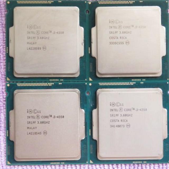 Intel  Core-i3-4350 3.60GHz 品4個セット2