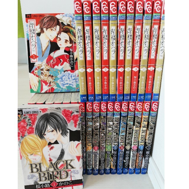 小学館(ショウガクカン)の青桜オペラ全巻、BLACK BIRD 全巻セット エンタメ/ホビーの漫画(少女漫画)の商品写真