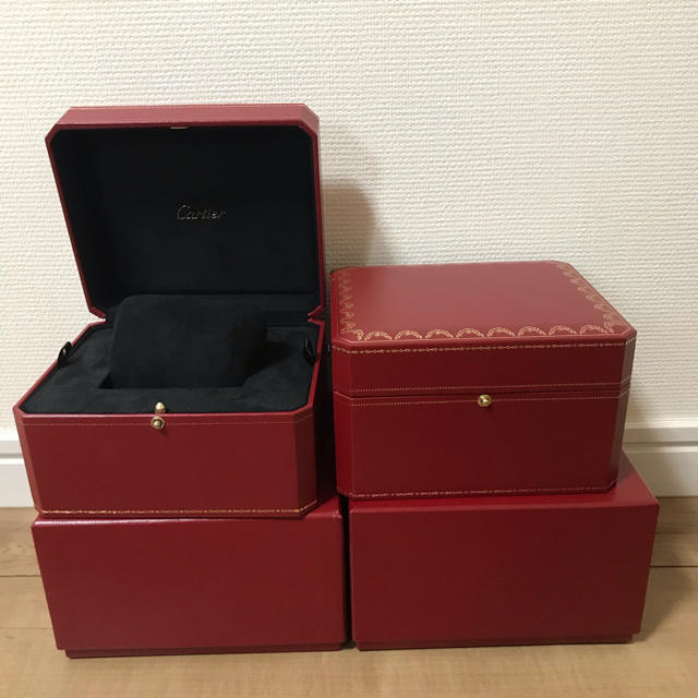 【新品】カルティエ　cartier 腕時計用ボックス　2点レディース