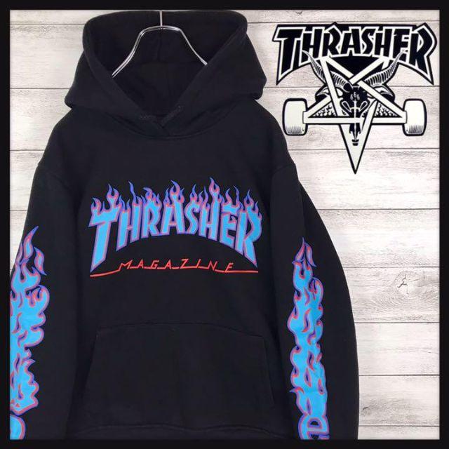 THRASHER 定番 ロゴ パーカー