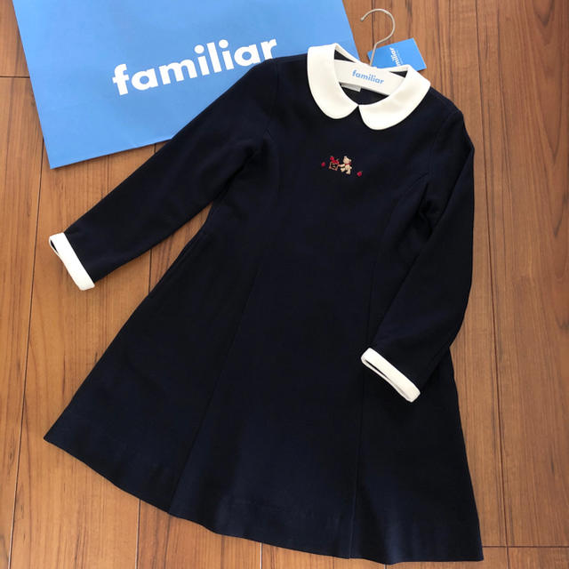 familiar(ファミリア)のファミリア 新品ワンピース 110 キッズ/ベビー/マタニティのキッズ服女の子用(90cm~)(ワンピース)の商品写真