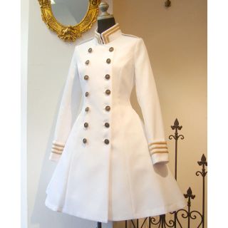 ATELIER BOZ - 【ATELIER BOZ】軍服ワンピース 白の通販|ラクマ