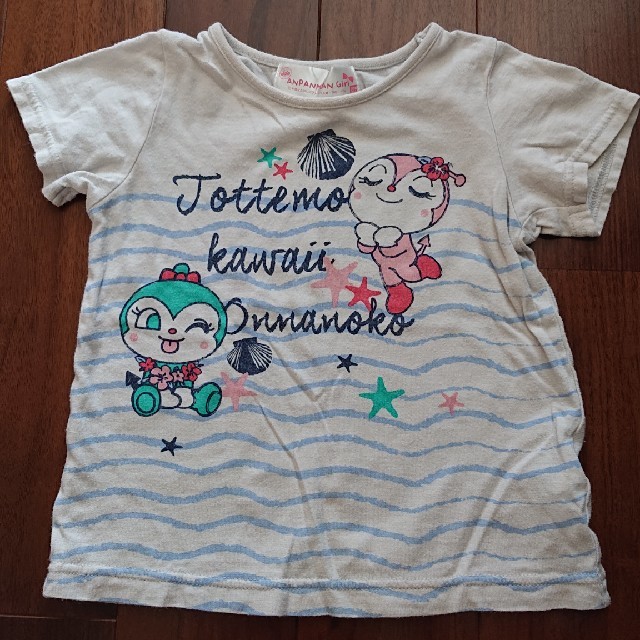 アンパンマン(アンパンマン)のドキンちゃんTシャツ キッズ/ベビー/マタニティのキッズ服女の子用(90cm~)(Tシャツ/カットソー)の商品写真