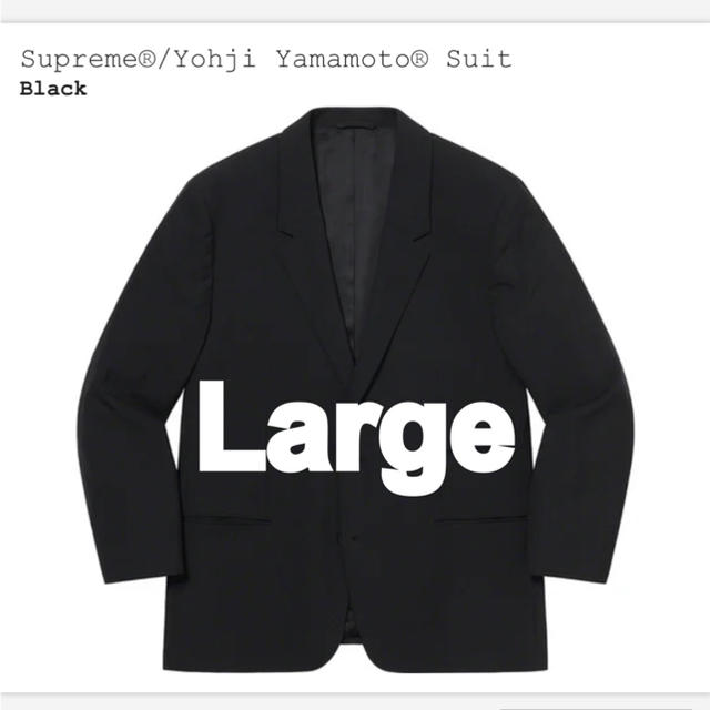 その他Supreme Yohji Yamamoto Suit Black