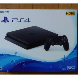 プレイステーション4(PlayStation4)の即発送　PS4 ブラック 500GB プレイステーション4本体 新品未開封品4台(家庭用ゲーム機本体)