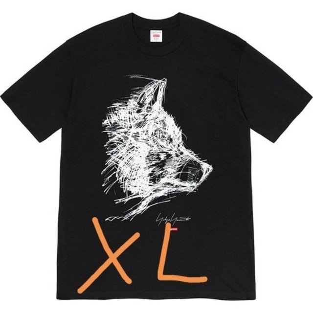 Supreme(シュプリーム)の【XL】Supreme®/Yohji Yamamoto® Wolf Tee メンズのトップス(Tシャツ/カットソー(半袖/袖なし))の商品写真