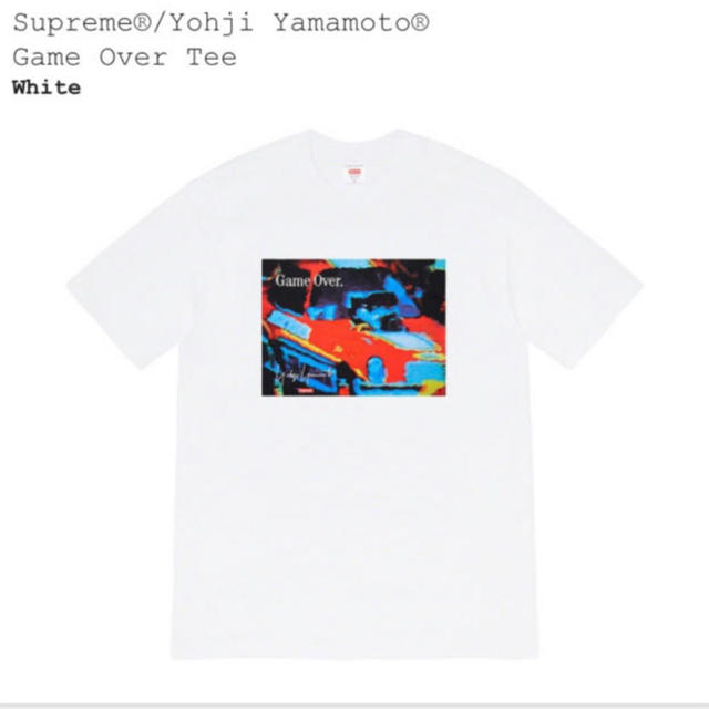 supreme  ヨウジヤマモト　ロゴTシャツ　黒　Lサイズ